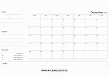 Load image into Gallery viewer, My Kiwi Garden 2026 Calendar
