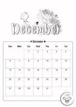 Load image into Gallery viewer, 2026 Colouring Calendar Printables
