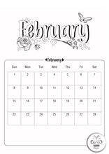 Load image into Gallery viewer, 2026 Colouring Wall Calendar

