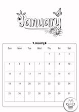 Load image into Gallery viewer, 2026 Colouring Wall Calendar
