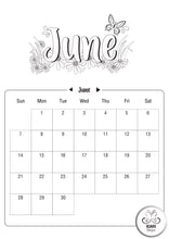 Load image into Gallery viewer, 2026 Colouring Calendar Printables
