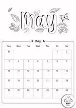 Load image into Gallery viewer, 2026 Colouring Calendar Printables
