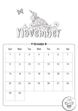 Load image into Gallery viewer, 2026 Colouring Calendar Printables
